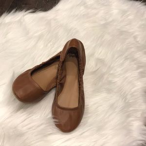 Camel colored flats